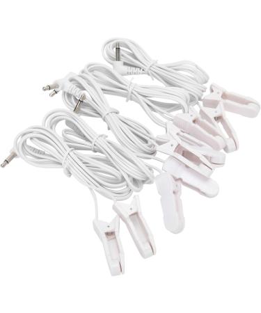 5 Pcs/Bag 3.5mm Ear Clip Electrode Cable for TENS Machine Physical Machine - Buy Online on SooperMarket.com