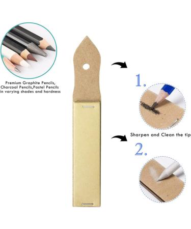 Heshengping 15 Pack Blending Stump Set with Eraser, Extender, Sandpaper - Drawing Shading Tool for Sketching, Pencils, Blending Sticks - Ideal for Student Artists - Buy Online on SooperMarket.com