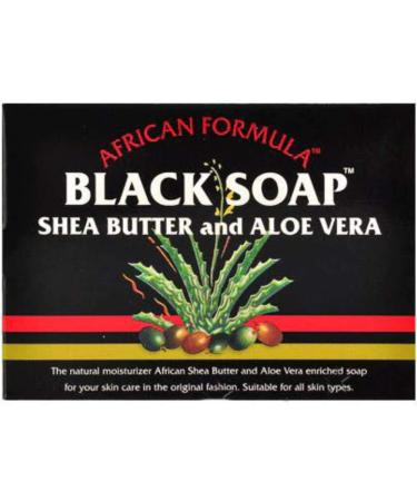 Madina African Black Soap with Shea Butter and Aloe Vera 3.5 oz (Pack of 10) - Buy Online on SooperMarket.com