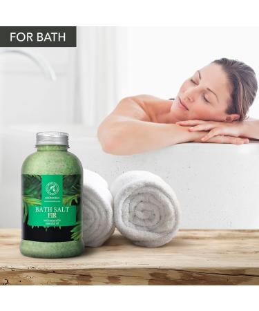 Bathing Salt Spruce 600g - Sea Salt with Essential Oil for Relaxation Stress Relief & Aromatherapy - Christmas Tree Fragrance - Buy Online on SooperMarket.com