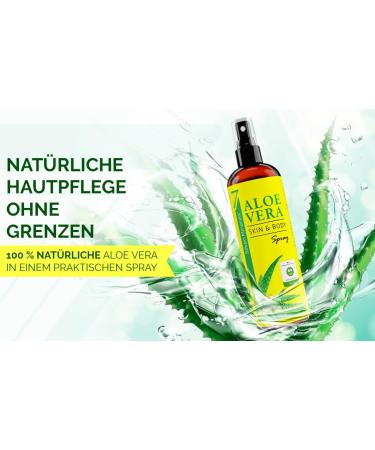 99% Organic Aloe Vera Spray for Skin & Hair - 355 ml | 100% Natural & Pure | No Additives or Thickeners | Fast Absorbing & Residue-Free - Buy Online on SooperMarket.com