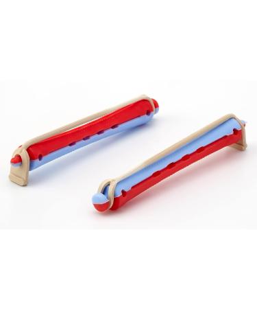 Fripac-Medis Permanent Wave Roller LW3 - 11mm Diameter Blue/Red Pack of 10 | International Shipping - Buy Online on SooperMarket.com