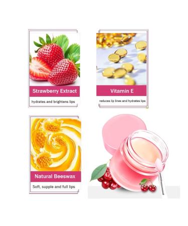 Hydrating Lip Mask & Scrub Set for Dry, Cracked Lips - Nourishing Exfoliator and Long-Lasting Balm - Buy Online on SooperMarket.com