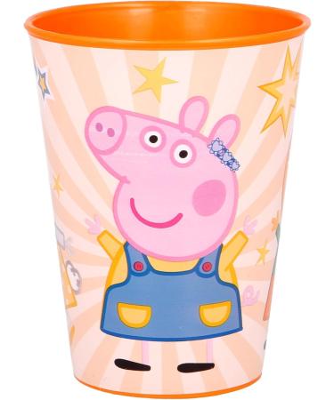 Palleon Peppa Cups for Children - Set of 4 BPA-Free Plastic Drinking Cups - 260ml Capacity - Kid-Friendly Design - Buy Online on SooperMarket.com