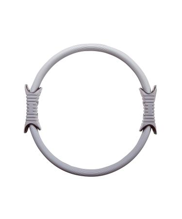 Sport-Thieme Pilates Ring Premium |Stable |anatomically shaped handles |Dimensions: 35 cm |Glass fever |Gray |Training device for the main muscle groups in chest arms and legs gray medium