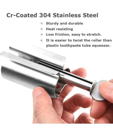 Toothpaste Tube Squeezer NEEMAY Metal Toothpaste Squeezer Rollers Toothpaste Dispenser Rolling Tube Toothpaste Wringer 304 Stainless Steel Tube Squeezer Seat Holder Stand 2 Pcs/Set Standard Size - Buy Online on SooperMarket.com