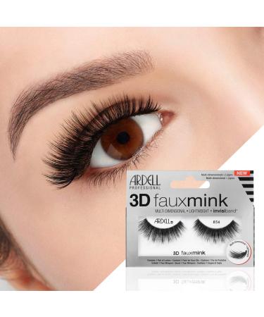 Ardell 3D Faux Mink 854 False Eyelashes - Pack of 4 Pairs - Buy Online on SooperMarket.com