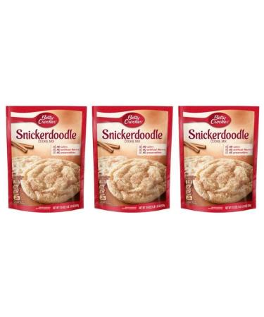 Betty Crocker Snickerdoodle Cookie Mix, 17.9 oz Snickerdoodle 17.9 Ounce (Pack of 3)