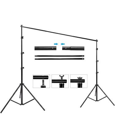 Adjustable Photography Backdrop Support System | HYJ-INC 10ft x 8.5ft Kit with Carry Bag - Buy Online on SooperMarket.com