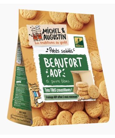 Michel Et Augustin Beaufort Cheese Salty Shortbreads 100g - Pack of 3