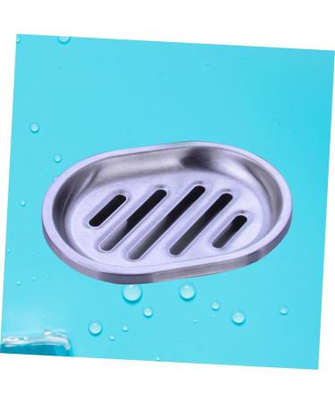 Ciieeo Kitchen Soap Rack Soap Holder Soap Container Rack Bathroom Soap Rack Box Stainless Steel - Buy Online on SooperMarket.com