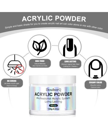 4.23oz Professional Crystal Acrylic Nail Powder for French Manicure - White - Buy Online on SooperMarket.com