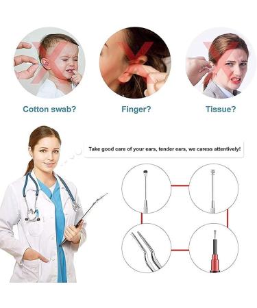 Jteremy Wireless Earwax Remover Otoscope | 1080P HD Endoscope | Visual Ear Cleaning Camera - Buy Online on SooperMarket.com