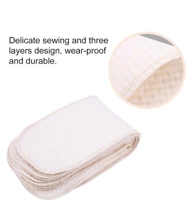 Breathable Cotton Washable Diaper Inserts - Reusable Cloth Diapers for Newborns | Tower Diaper Deposits (10 Pieces) - Buy Online on SooperMarket.com