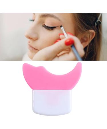 Eyelash Applicator Baffle Eyelash Mascara Smear Shield Double Arc Smoothing Surfaces Perfect Fitting for All Face Shapes (Peach Pink) - Buy Online on SooperMarket.com