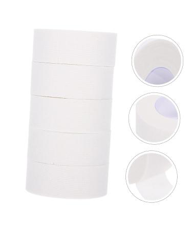 Healifty 5 Rolls Pressure Tape Elastic Wrap Bandages - Self Adherent Zither Finger Tape | Non-woven Fabric Athletic Wrap - 500x2x0.1cm White - Buy Online on SooperMarket.com