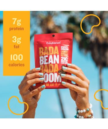 Bada Bean Bada Boom Spicy Wasabi - Plant-Based Protein Snack, Gluten Free, Vegan - 4.5 Ounce (12 Count) - Buy Online on SooperMarket.com