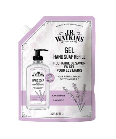 J.r. Watkins Lavender Refill Liquid Hand Soaps 34 Oz