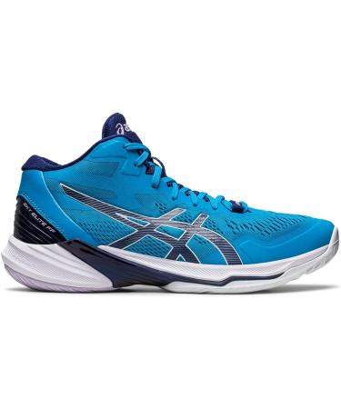 ASICS Men's Sky Elite FlyteFoam Mid Top 2 Volleyball Shoes 6.5 - Island Blue/Indigo Blue - Buy Online on SooperMarket.com