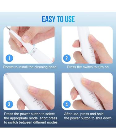 YXFOOR Electric Toothbrush for Adults and Kids | 5 Modes, USB Charging | Teeth Whitening Kit with 2 Brush Heads & 1 Polishing Head - Remove Calculus & Tartar Easily - Buy Online on SooperMarket.com