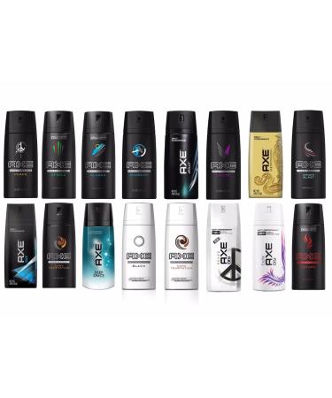 AXE body spray deodrant Mix within the available kinds (Mix within the available kinds 24X150ML) Mix within the available kinds 5.07 Ounce (Pack of 24)