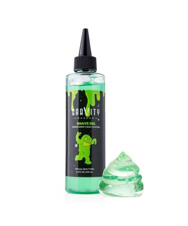Non-Foaming Shave Gel for Men - Professional Barber-Grade Shaving Gel Moisturizing & Skin Replenishing Smooth Close Shave. 6.8 oz Sandalwood scent