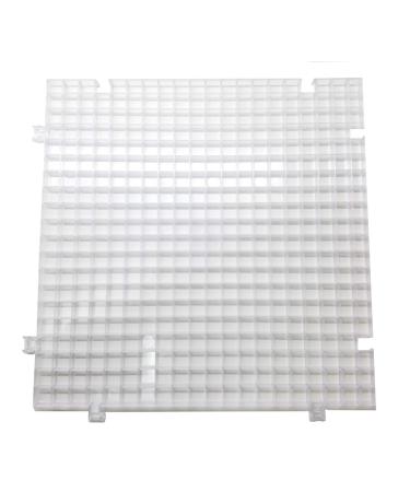 Creator's Waffle Grid 1-Pack - As Seen On HGTV/DIY Cool Tools Network - 100% USA - Solid Bottom Modular Surface - Glass Cutting Small Parts Liquid Containment Grow Room Etc. - Home Office Shop