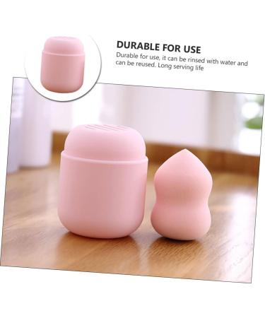 HAPINARY Powder Puff Storage Box Pink Make up Silica Gel - Buy Online on SooperMarket.com