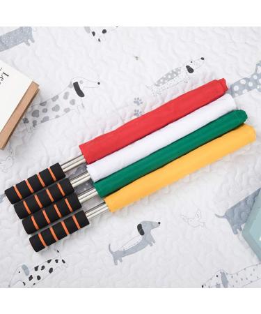 BESPORTBLE Sports Referee Flags Set - Stainless Steel Pole Stick - 4pcs - Buy Online on SooperMarket.com