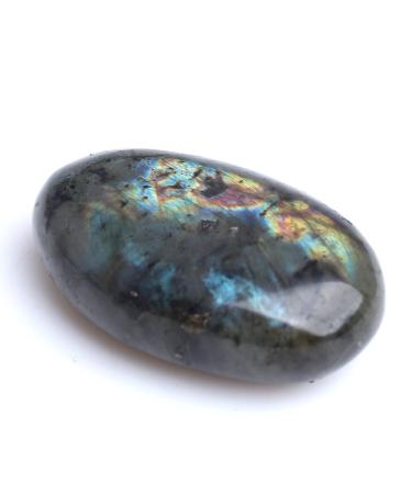 2 inches Labradorite Palm Stone Quartz Gemstone Worry Stone Crystal