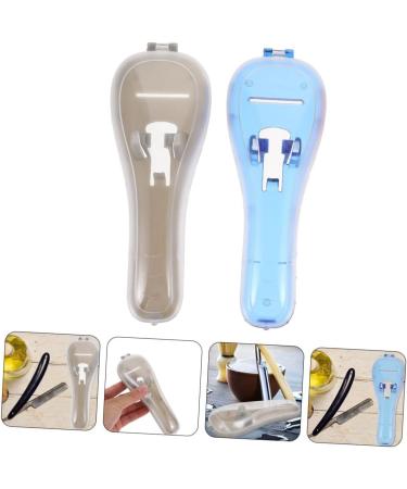 Magiclulu 4-Piece Razor Storage Box Set | Baby & Men's Shaving Cases | Travel Containers | Compact 16.5x6x3.5cm | Blue - Buy Online on SooperMarket.com