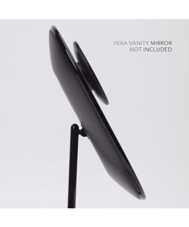 Fancii Lara 10X Magnifying Mirror with Magnetic Attachment for Vera Vanity Mirrors - Obsidian Black - Buy Online on SooperMarket.com