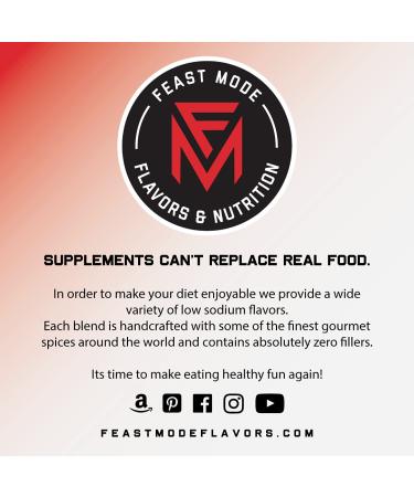 Feast Mode Flavors Cinnamon Honey Butter - All Natural, Gluten Free Breakfast Meal Prep Seasoning with Honey - Low Sodium, No MSG - Oatmeal Topper - Buy Online on SooperMarket.com