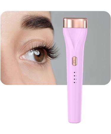 AWHAO Heated Eyelash Curler Handheld USB Heater Quick Curling with 3 Temperature Settings Rechargeable Lash Curler for Travel Violet - Buy Online on SooperMarket.com