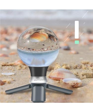 MerryNine 80mm K9 Crystal Photography Ball with Mini Tripod - Universal Camera Interface, Metal Base, Pouch - Perfect for Teaching Light Spectrum Physics and Art Decor - Buy Online on SooperMarket.com