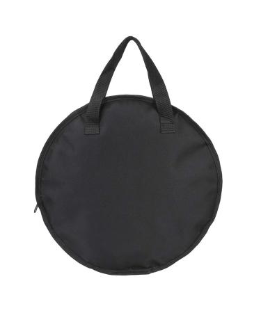 LIULDASHUN Portable 14 Inch Dumb Drum Practice Pad Bag Black Oxford Cloth Carrying Case for Silent Drum Pad Water Proof Durable and Convenient Drum Bag