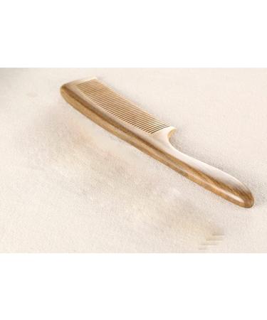 Comb Sandalwood Comb Massage Comb Horns Wooden Comb for Curly Hair Detangling No Static Handmade Plump Logs wooden comb - Buy Online on SooperMarket.com