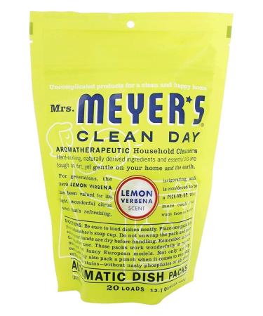 S C Johnson Wax 14264 20CT Lemon Dish Pack 12 Ounce