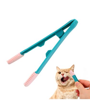 Cats tear stain brush removing eye crust and mucus reusable pet eye comb brush brush soft rubber brush head tpe handheld pet test stain remover for dogs and cats