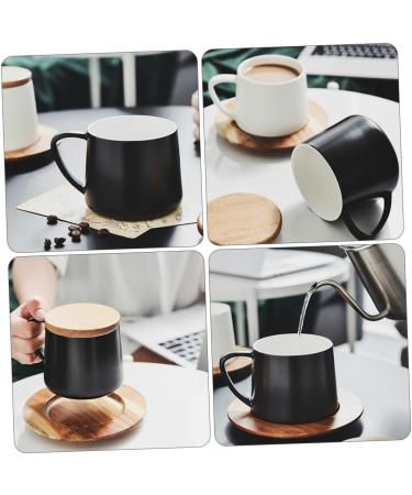 Zerodeko Holiday Coffee Mugs 1 Set Ceramic Coffee Mug Buffalo Milk with Cover Office Ceramics Holiday Coffee Cups - Buy Online on SooperMarket.com