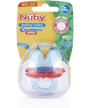 Nuby Teething Ring & Aid for Babies 0-3 Years - Random Color | Shop Internationally - Buy Online on SooperMarket.com