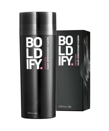 Boldify scatter hair for thinning hair (dark gray) invisible natural large bottle 56g hides hair loss in 15 sec hair sealing hair powder for fine hair women/men 56 g (1 Pack)