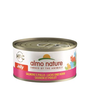 Almo Nature HFC Jelly wet cat food - Salmon and Chicken 24-pack (24 x 70g) Chicken Fish 70 g (24-pack)