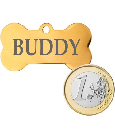Personalized Stainless Steel Dog Collars | Ibera Gifts for Medium to Large Dogs - Custom Engraving & Multicolored Options - Buy Online on SooperMarket.com