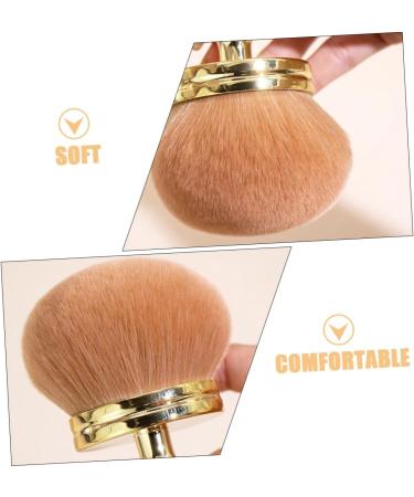 HAPINARY Fluffy and Soft Makeup Brush Blush Brush Setting Powder Brush Blush for Makeup Brush for Powder Foundation Travel Makeup Brushes Travel Powder Brush Travel Size Makeup Brushes 8.50X7.00X7.00CM Golden - Buy Online on SooperMarket.com