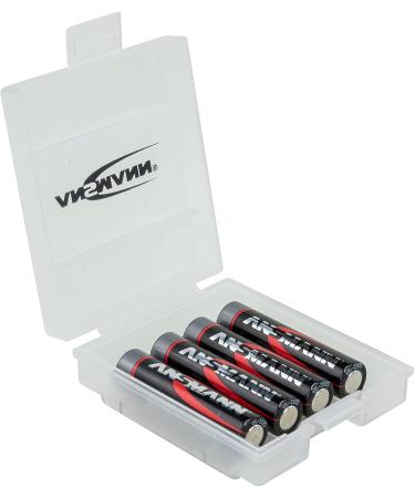 Ansmann Battery Box for 4 AA/AAA - Secure Storage & Organizer | Buy Internationally - Buy Online on SooperMarket.com