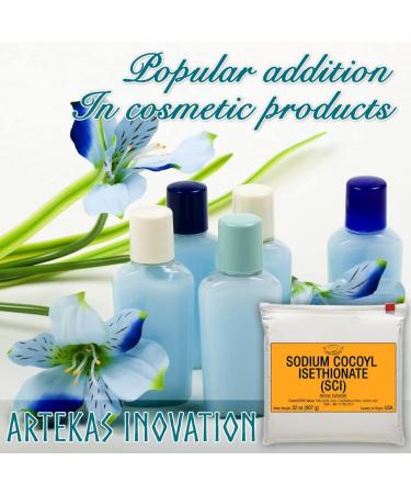 Sodium Cocoyl Isethionate (SCI) Powder 32 oz - Anionic Foaming Surfactant for DIY Solid Shampoo Bars, Bath Bombs, and More - Buy Online on SooperMarket.com