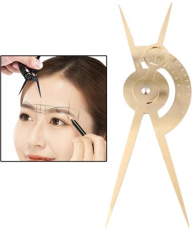 TOOYFUL Brake Caliper Professional Eyebrow Drawing Tool Removable Reusable Tag for Make Up Shaper DIY Symmetrical Tool - Gold - Buy Online on SooperMarket.com