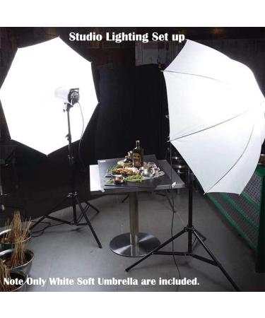 Photography Umbrella Lighting Kit - 4 Pack 33/84cm Soft White Translucent and Reflective Umbrellas for Studio Shooting - Photo and Video Lights - Buy Online on SooperMarket.com
