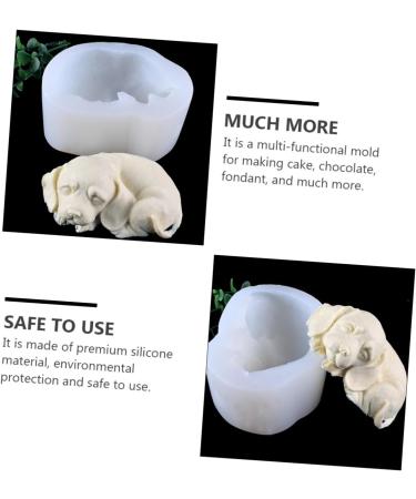 2pcs Mold Resin Epoxy Chocolate Epoxy Resin Baking Tool Animal Silica Gel Dog Candy 10.8X8.5X5CMx2pcs - Buy Online on SooperMarket.com
